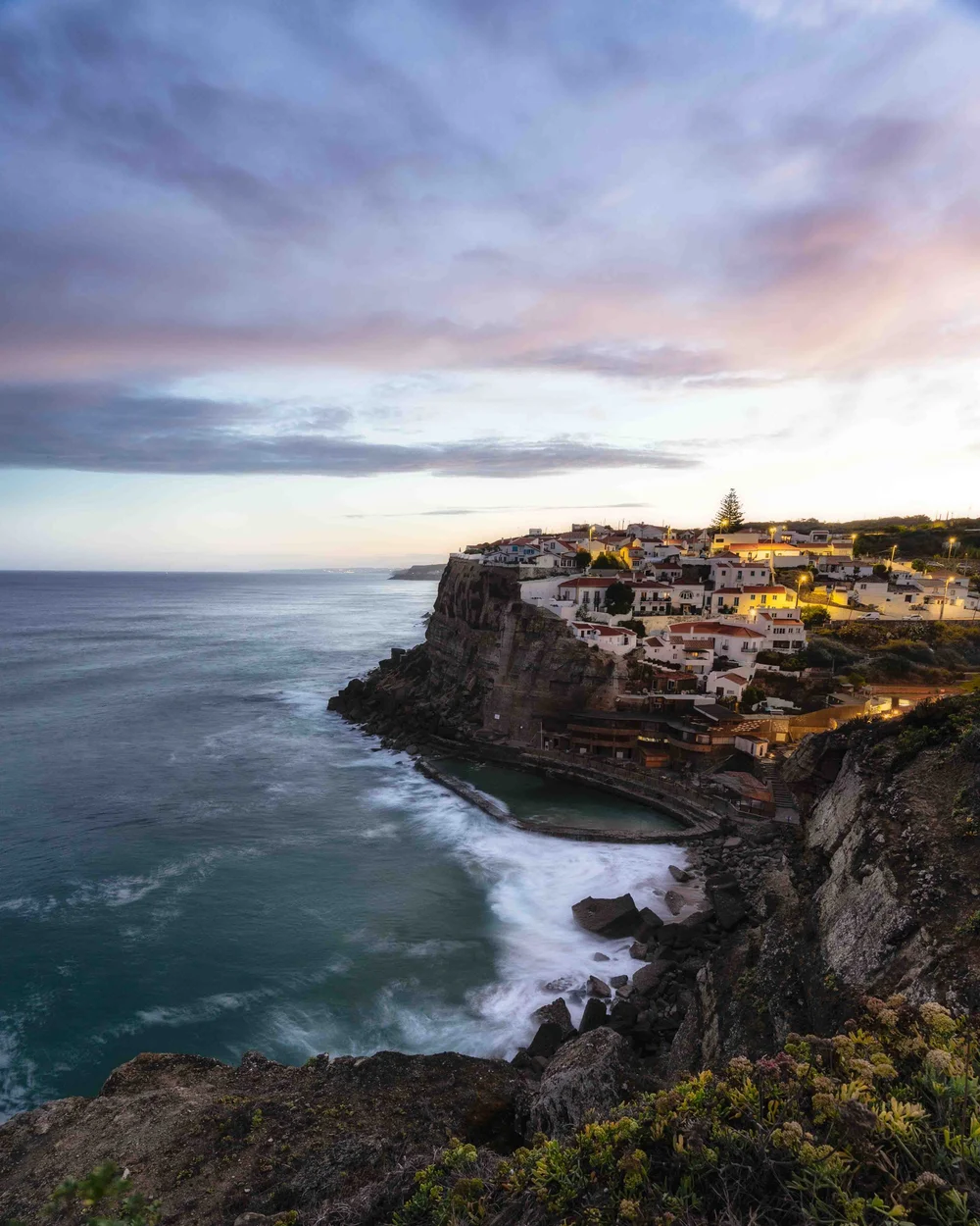 Blue hour blend at Azenhas do Mar