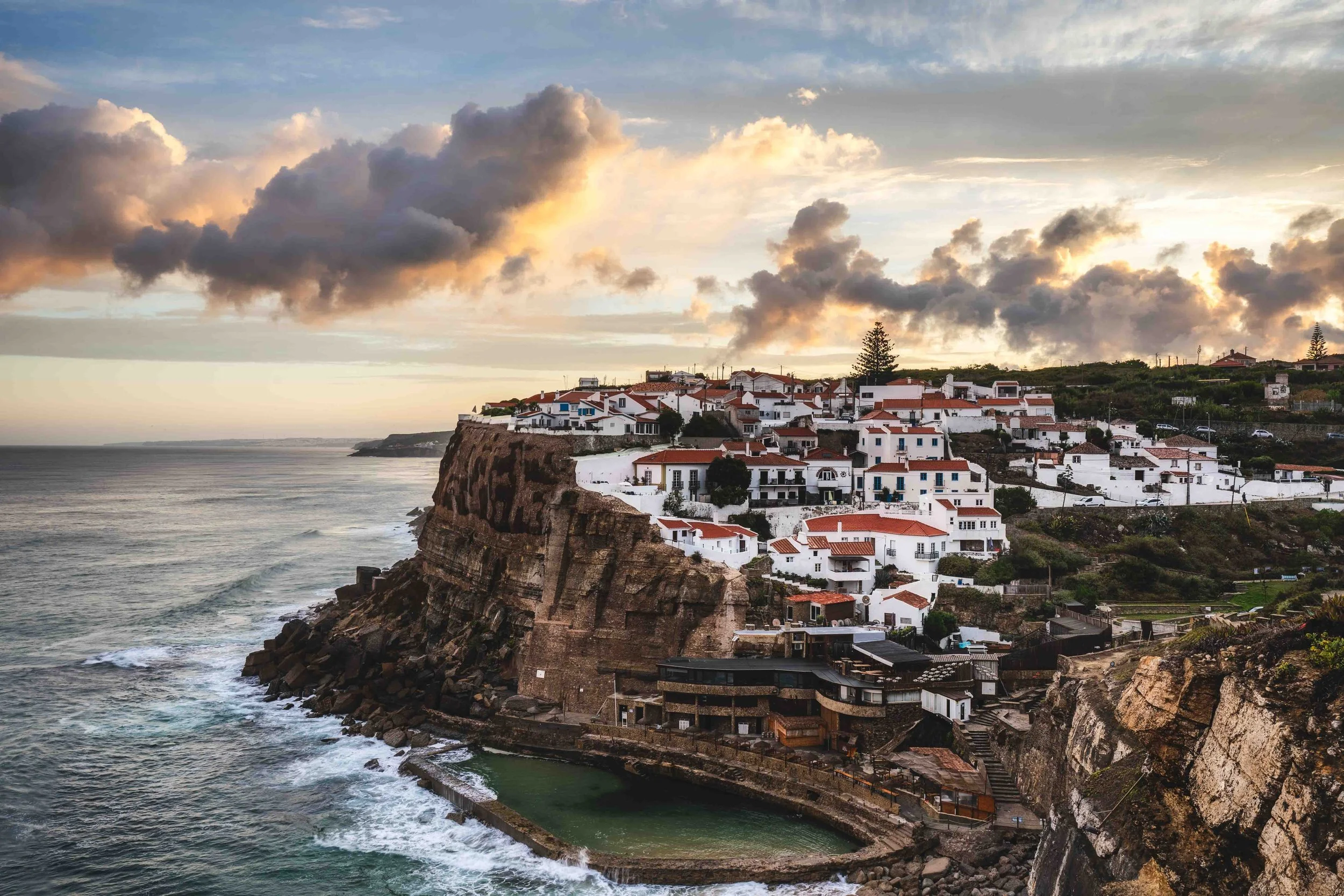 Golden light at Azenhas do Mar