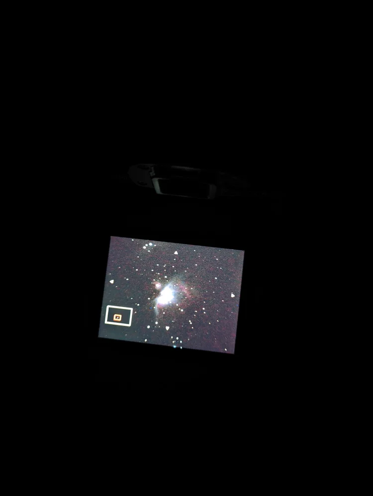 Orion Nebula astrophotography setup