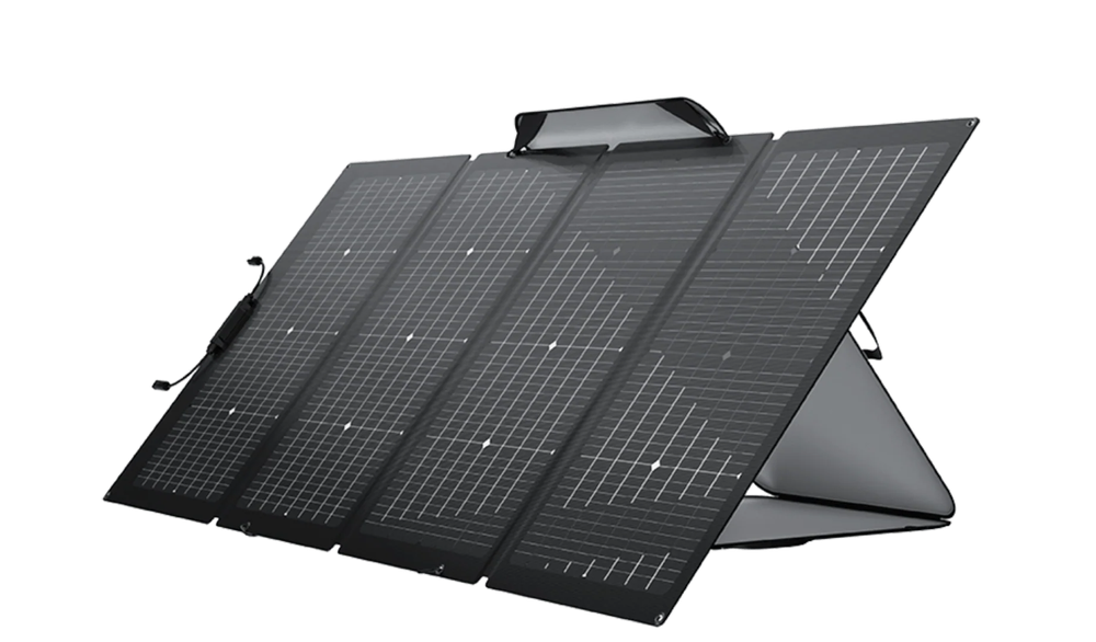 EcoFlow solar panel setup