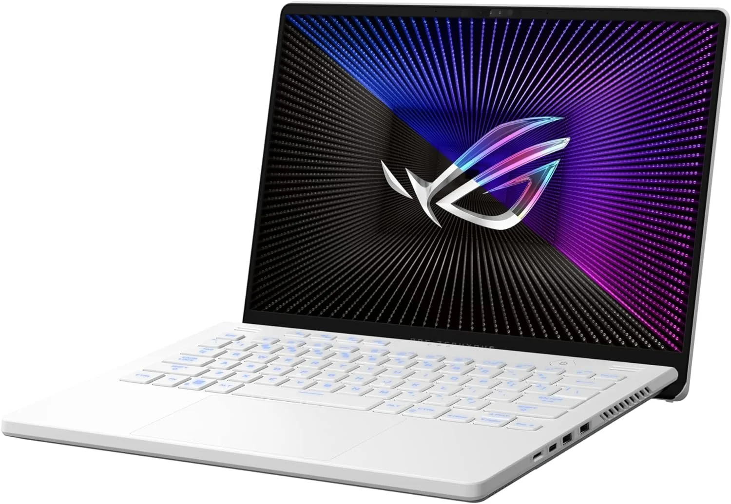 ASUS ROG Zephyrus G14 Gaming Laptop, 14 Inch QHD+ 165Hz/3ms Anti-Glare Display, AMD R9 7940HS, 32 GB RAM, 1 TB SSD, NVIDIA RTX 4070, Windows 11, QWERTZ Keyboard, Moonlight White, Mini LED Version