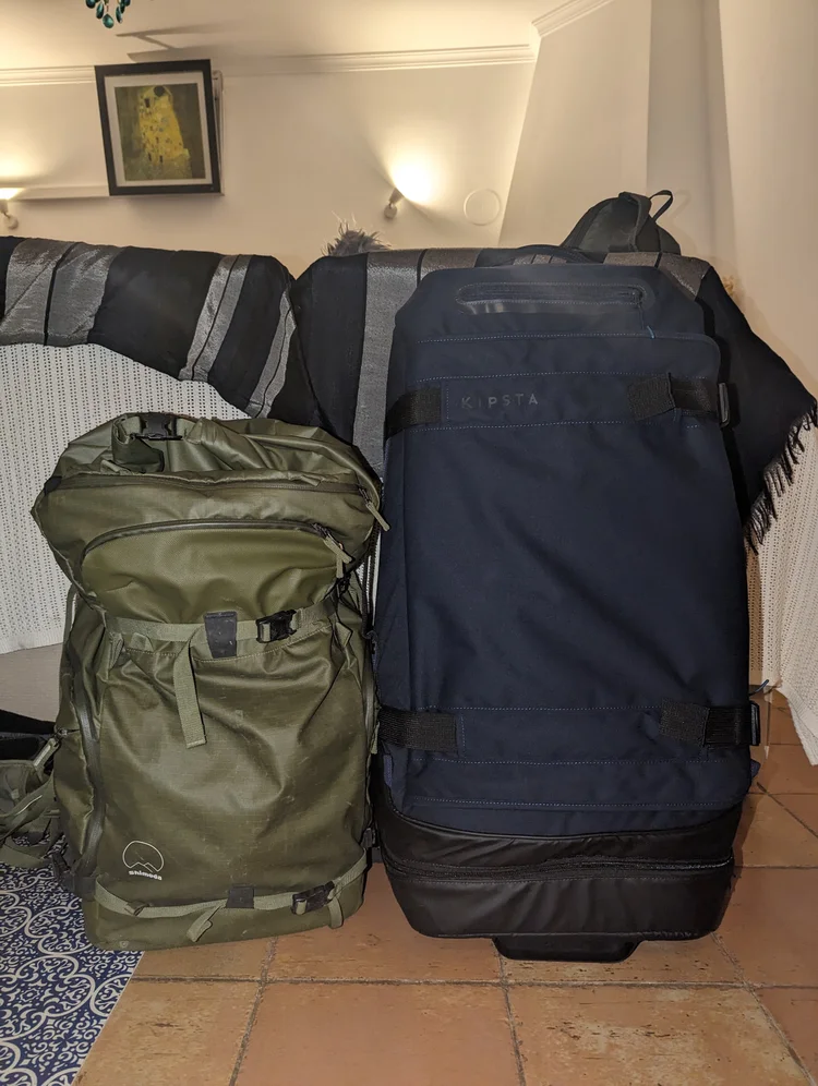 Shimoda Camera bag packed