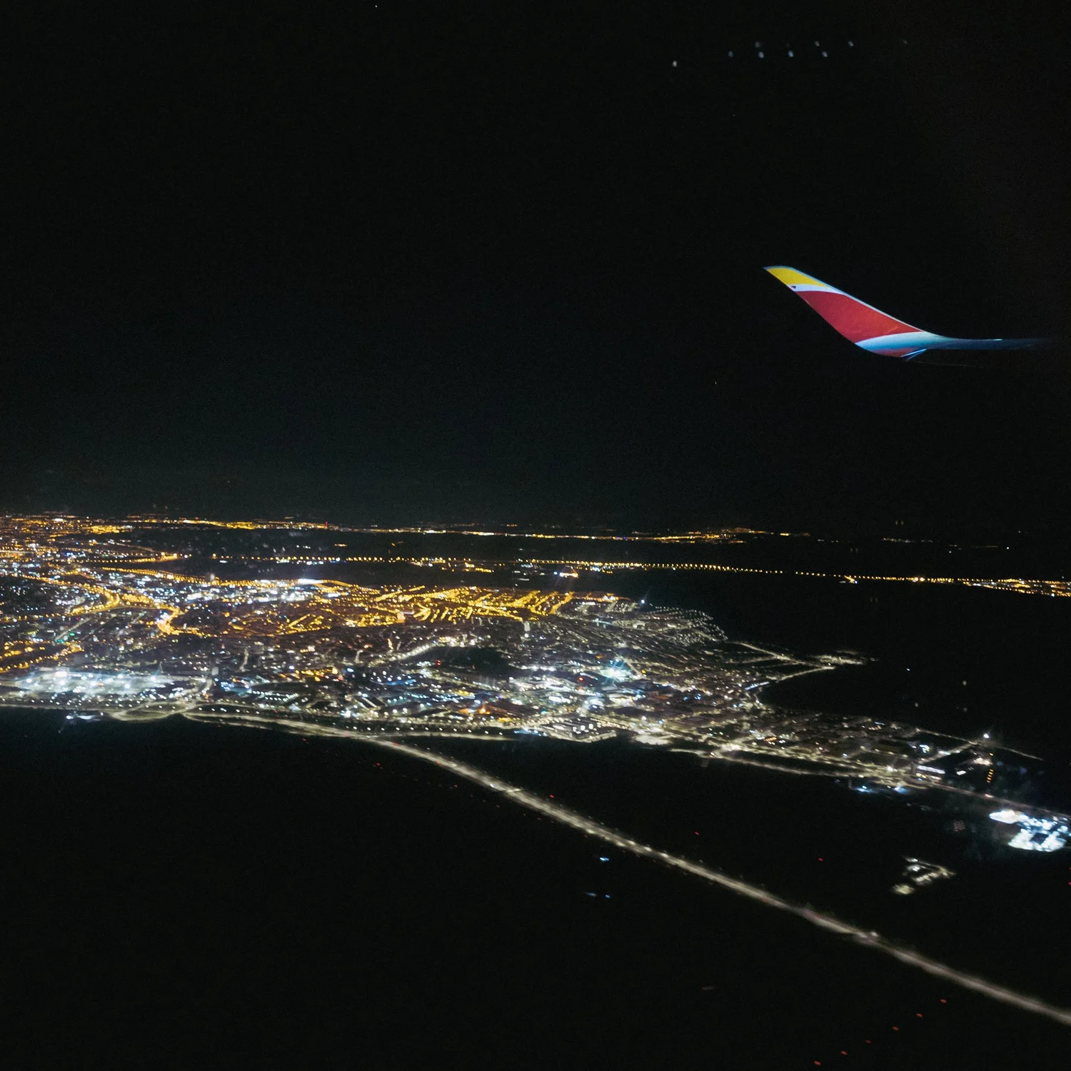 Flight out of Madrid