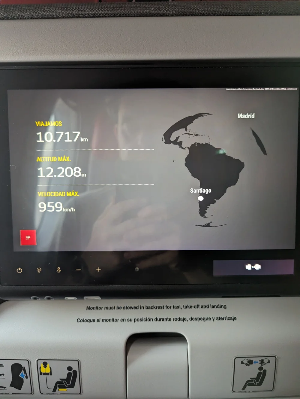 Long flight of 13 hours