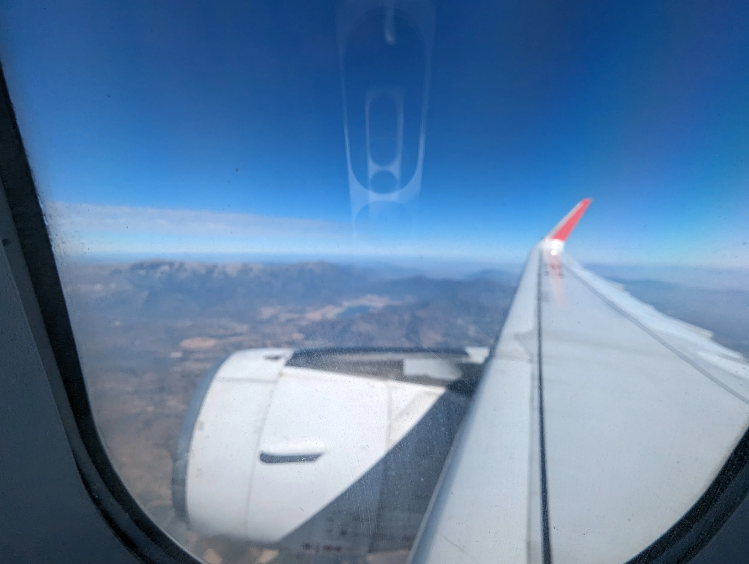 Punta Arenas view from the plane