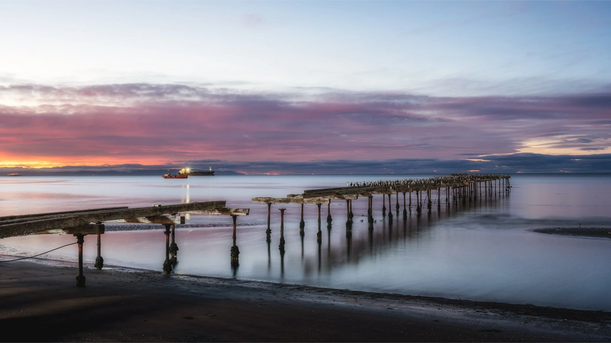 Sunrise in Punta Arenas