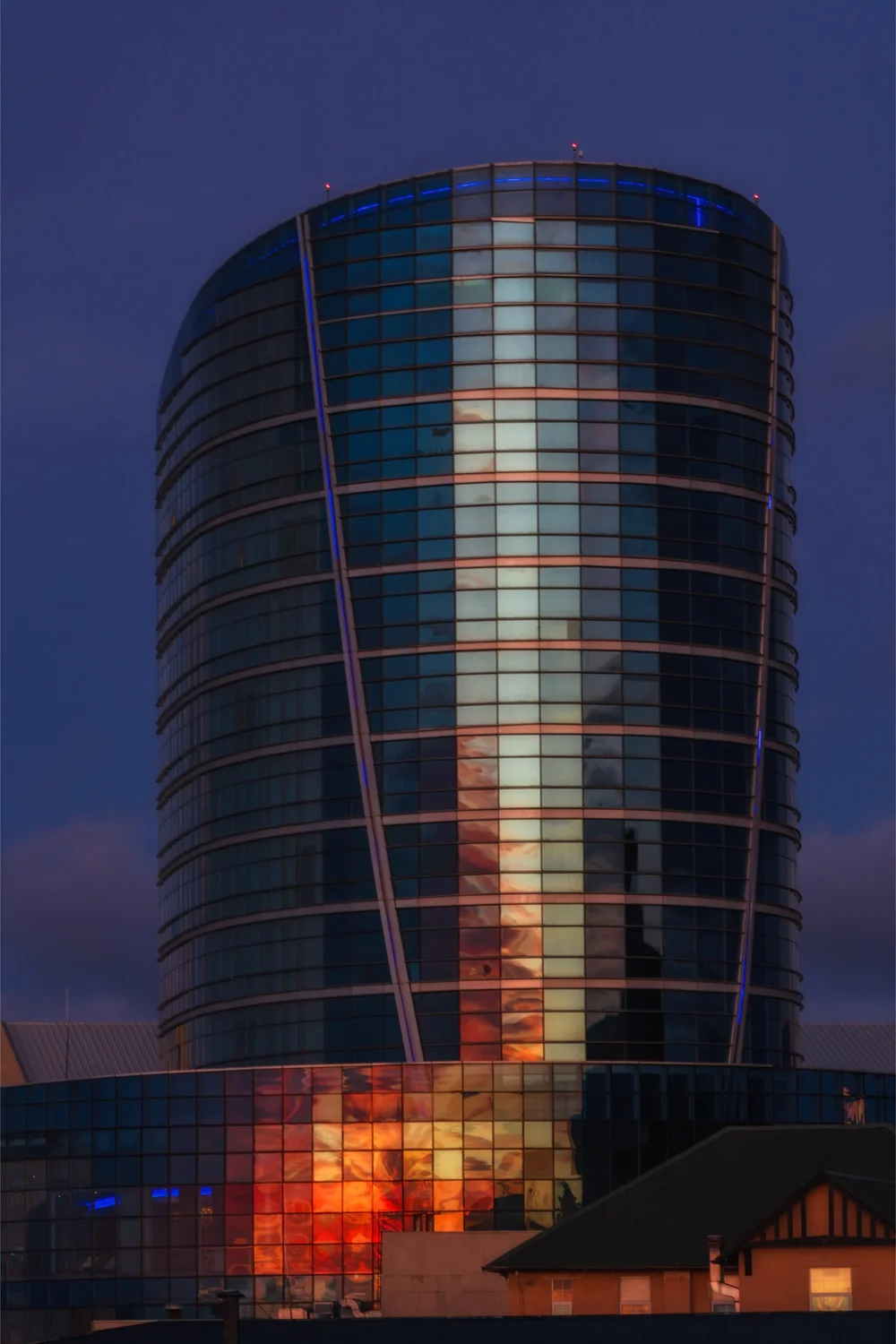 Blue hour at Punta Arenas Pier