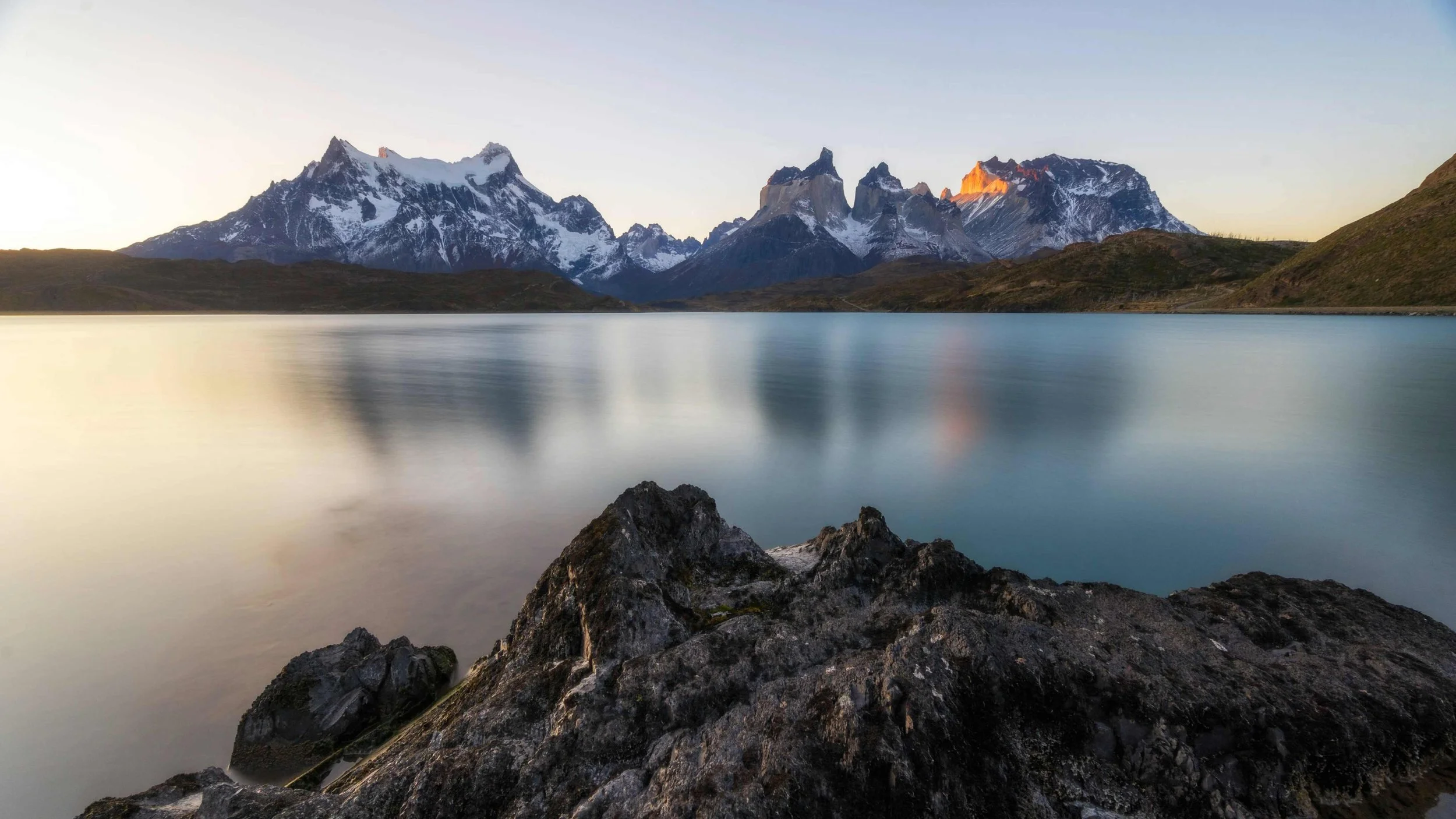 Sunset at Torres del Paine Alpine Glow