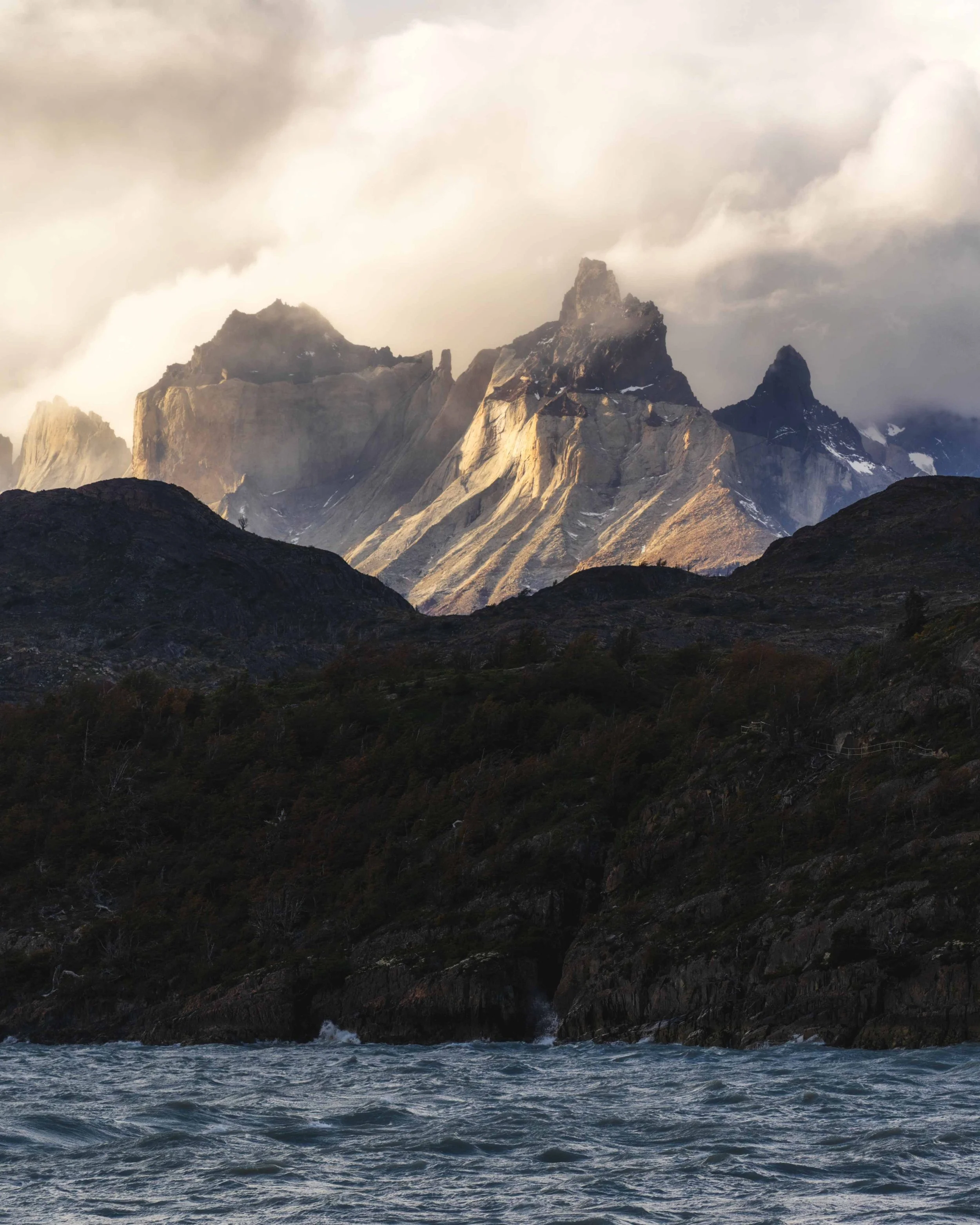 Glacier Grey Mountains 