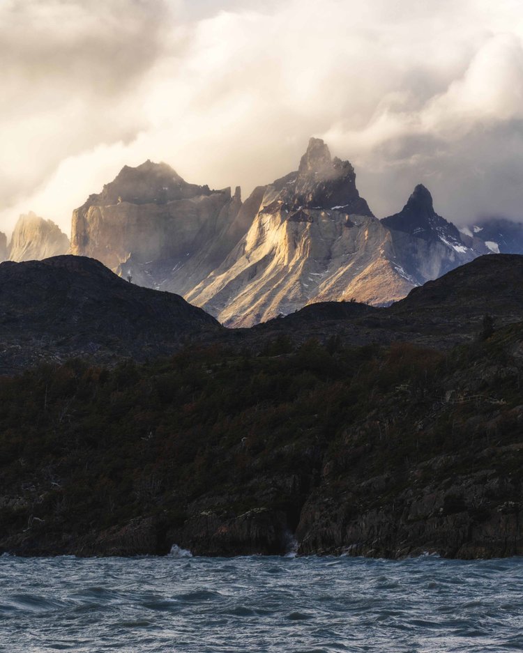 Glacier Grey Mountains