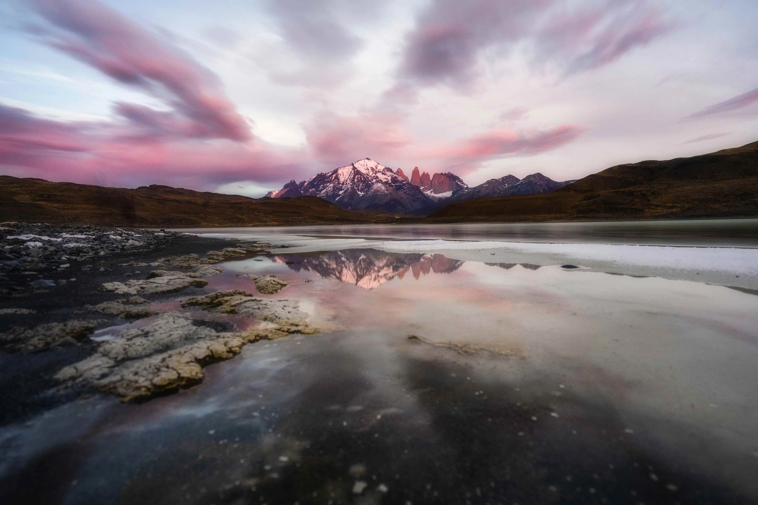 Sunrise photography Torres Del Paine