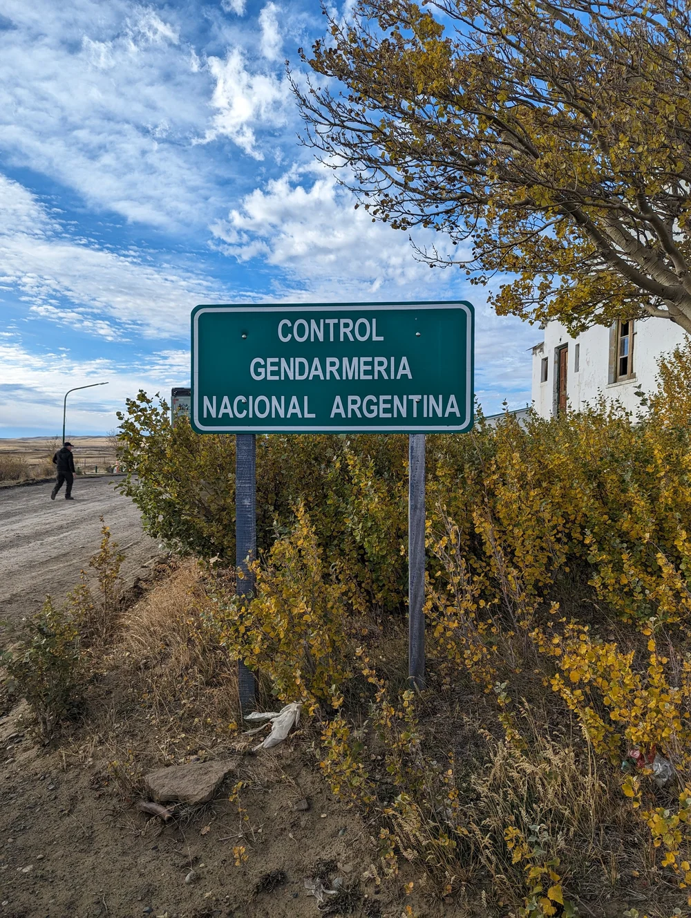Getting the Passport Stamped in Patagonia