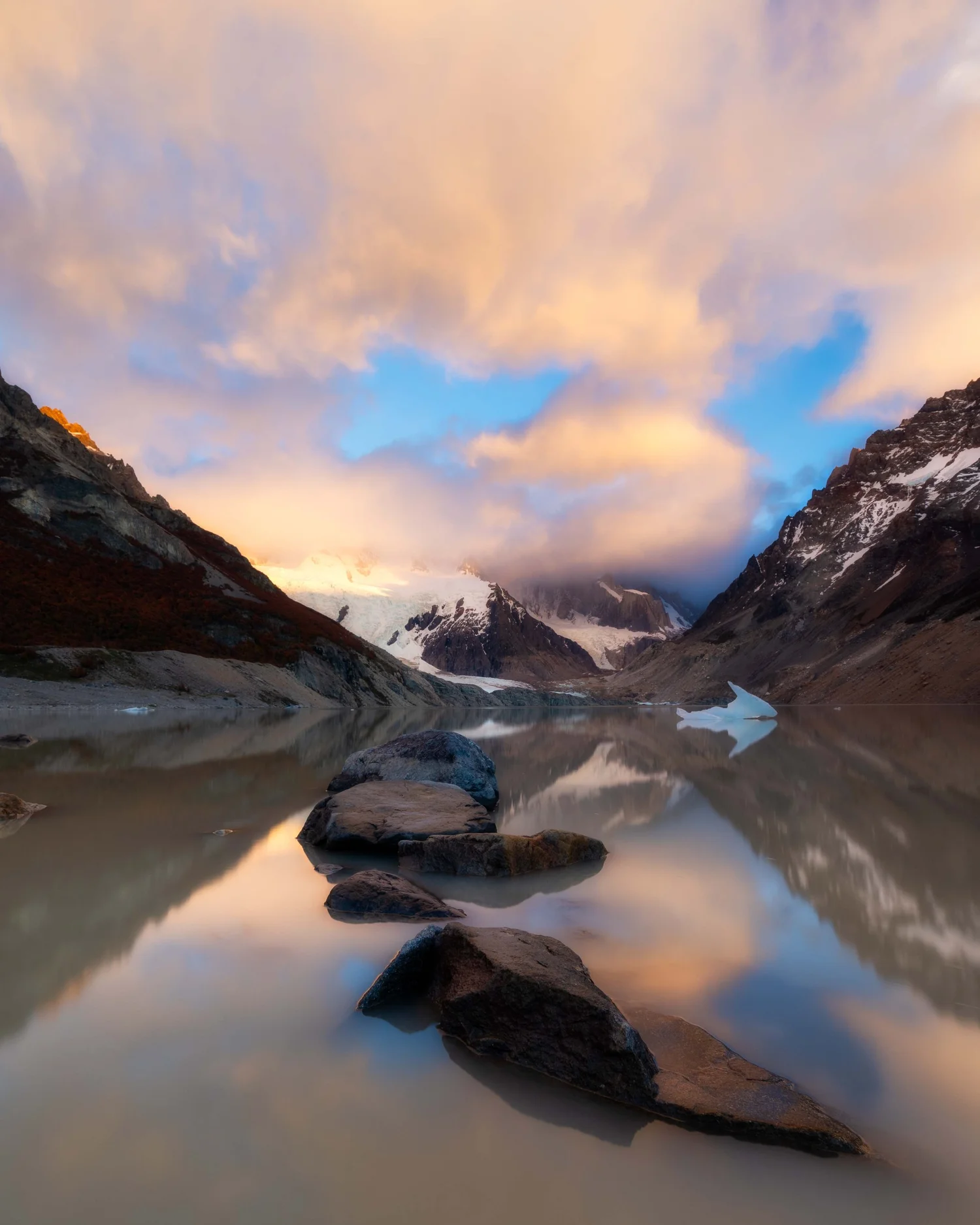 Patagonia Sunrise Laguna Torre edit two