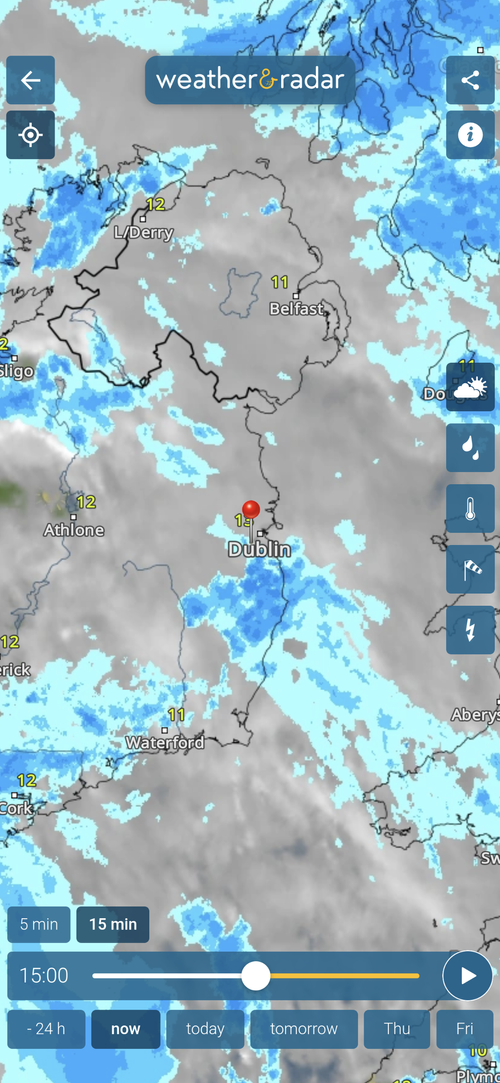 Weather & Radar live map