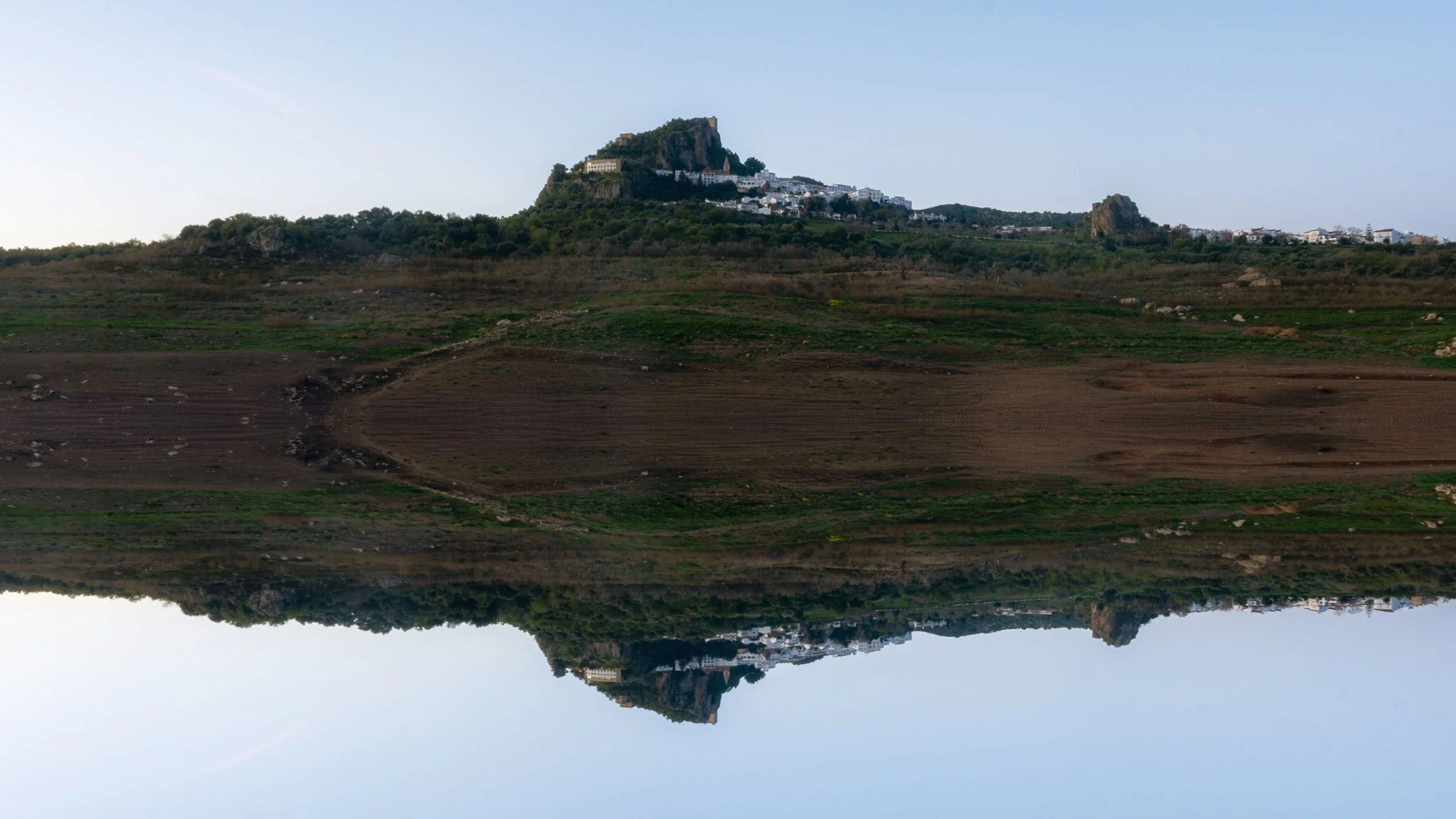 Zahara de la Sierra blue hour reflections