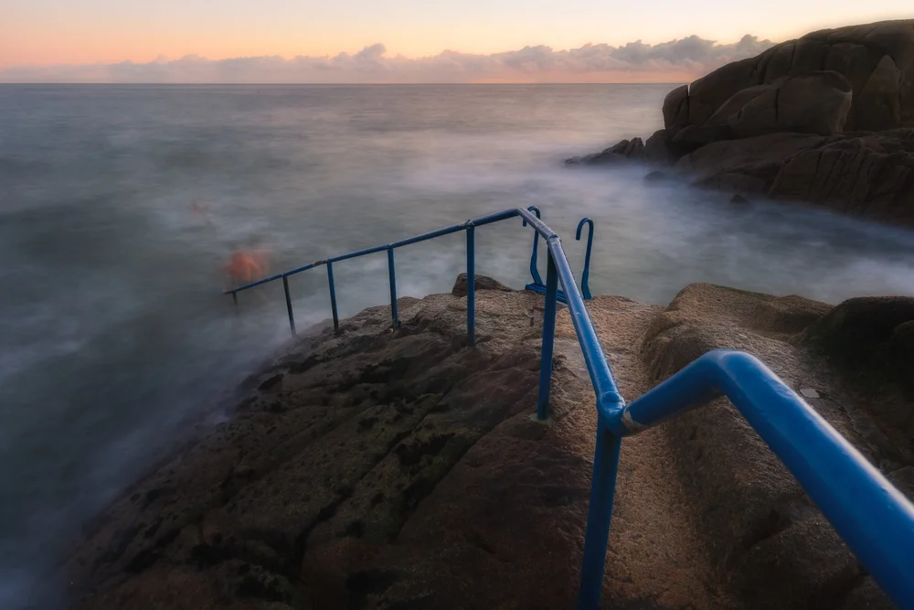 Sunrise at the Forty Foot Dublin