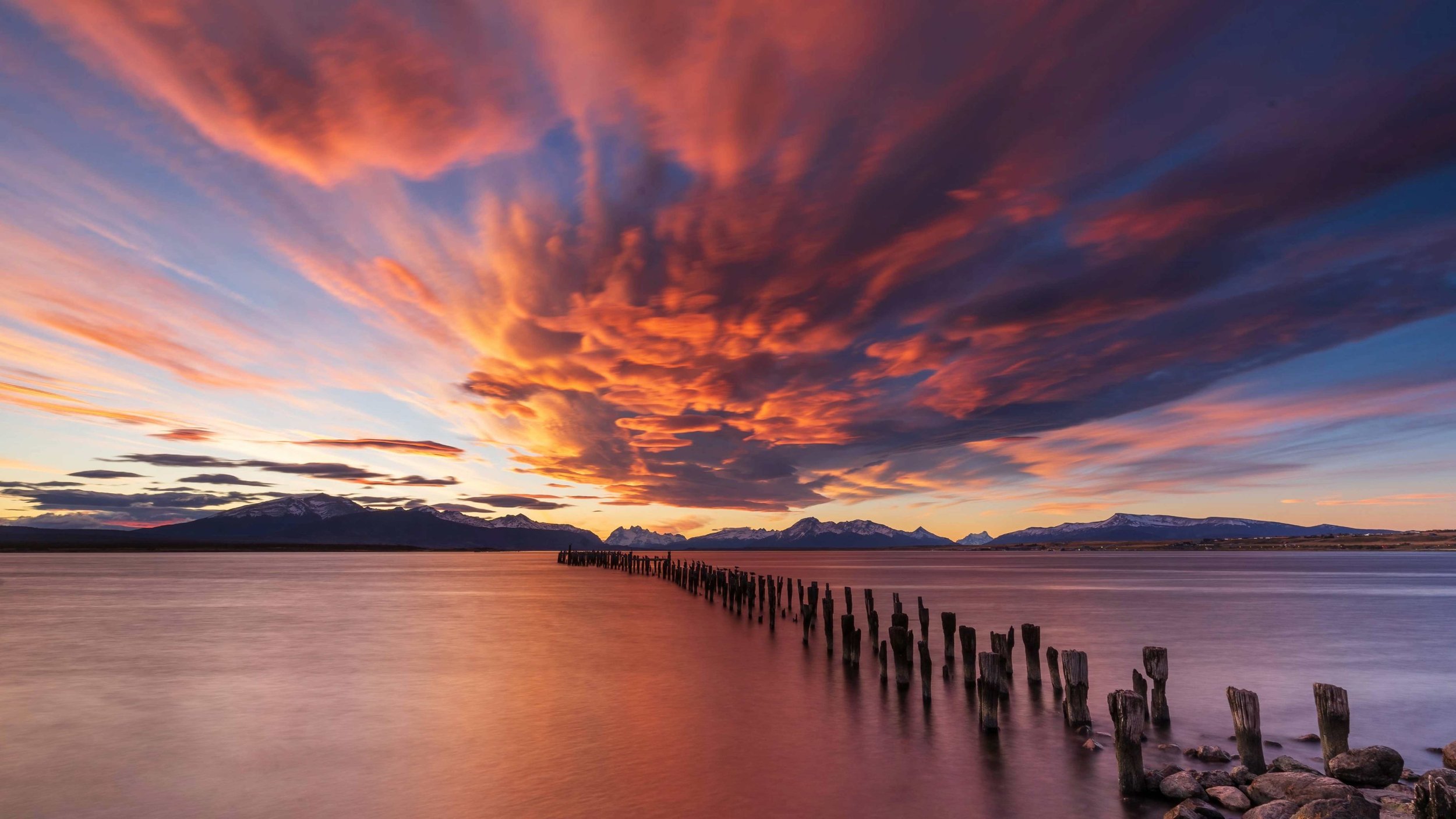 Epic Sunset in Puerto Natales