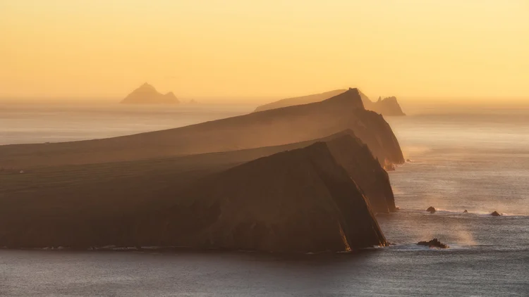 Ireland coastal landscape