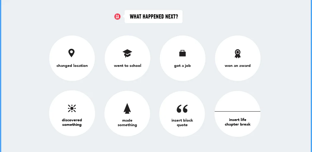 Story block options