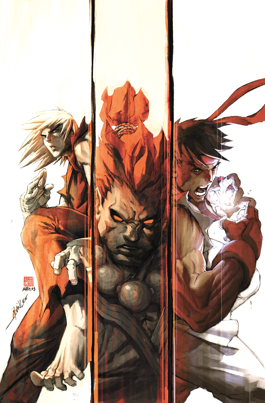 Akuma Street Fighter Art - Diamond Paintings 