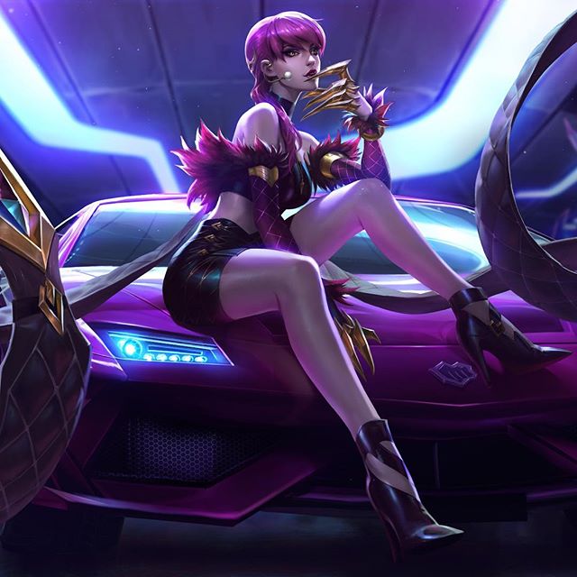 K/DA - POP/STAR EVELYNN - Splash

Teamed up with @chengweipan_art @chenbowow to create these splashes! Special thanks to @newmilky for the feedback on this one!

Swipe to see line-art and process. The exploration poses ended up helping to inform the 