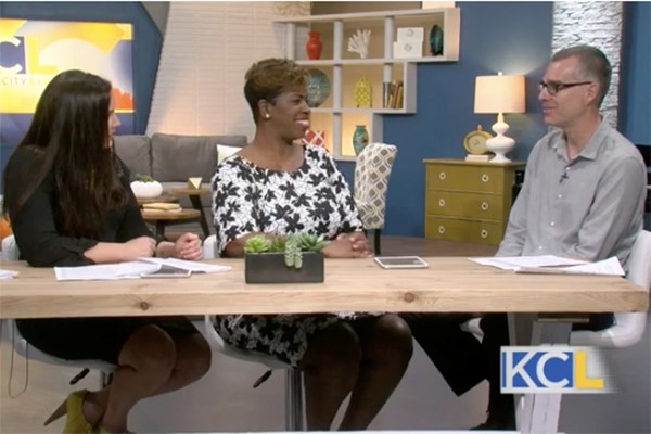 It must be hard to host a morning show. I was up at 3 a.m. but these Kansas City Live hosts are up early every morning and are so cheerful.