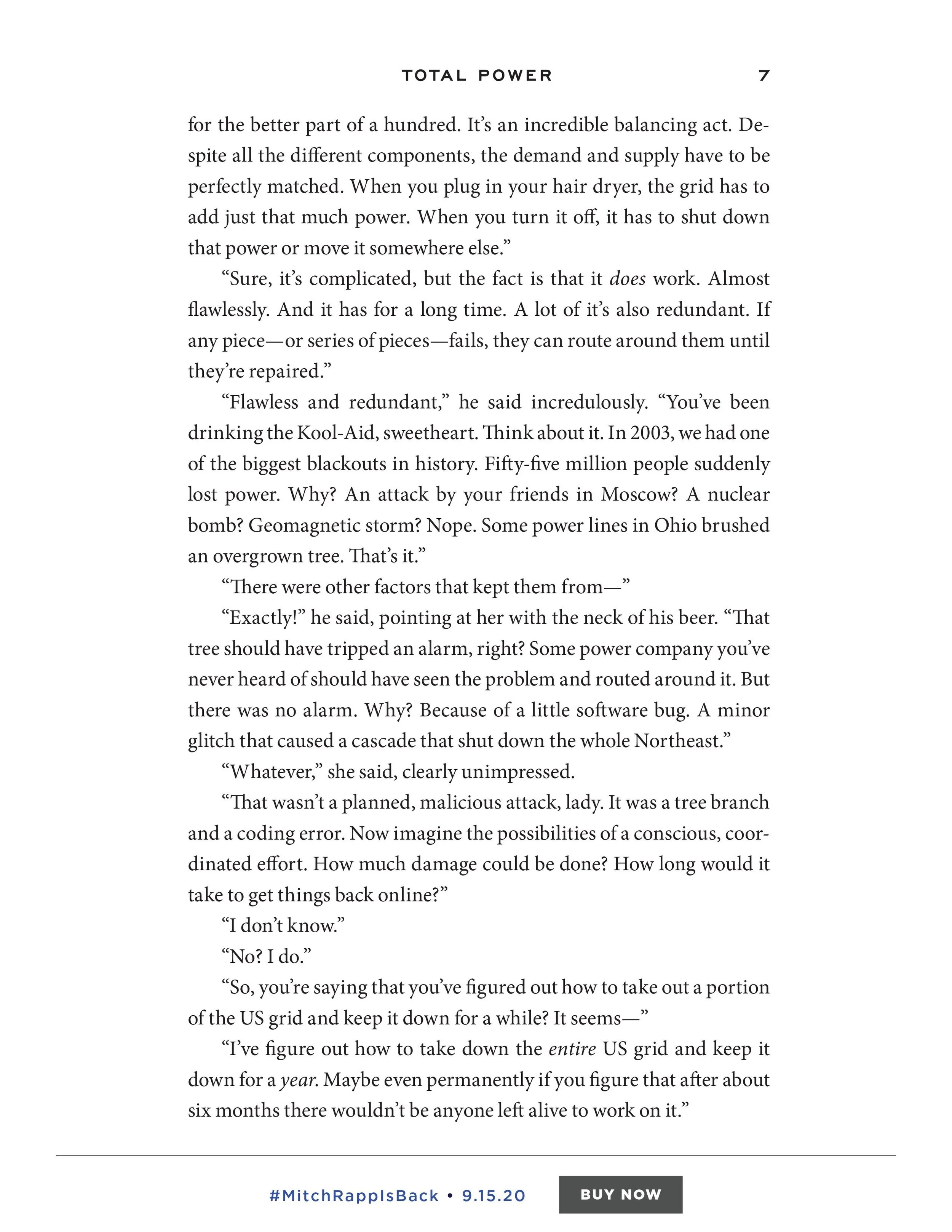 thumbnail image 2 of Total Power (A Mitch Rapp Novel) By Vince Flynn & Kyle Mills – Mass Market Paperback VERY GOOD 2 of 6