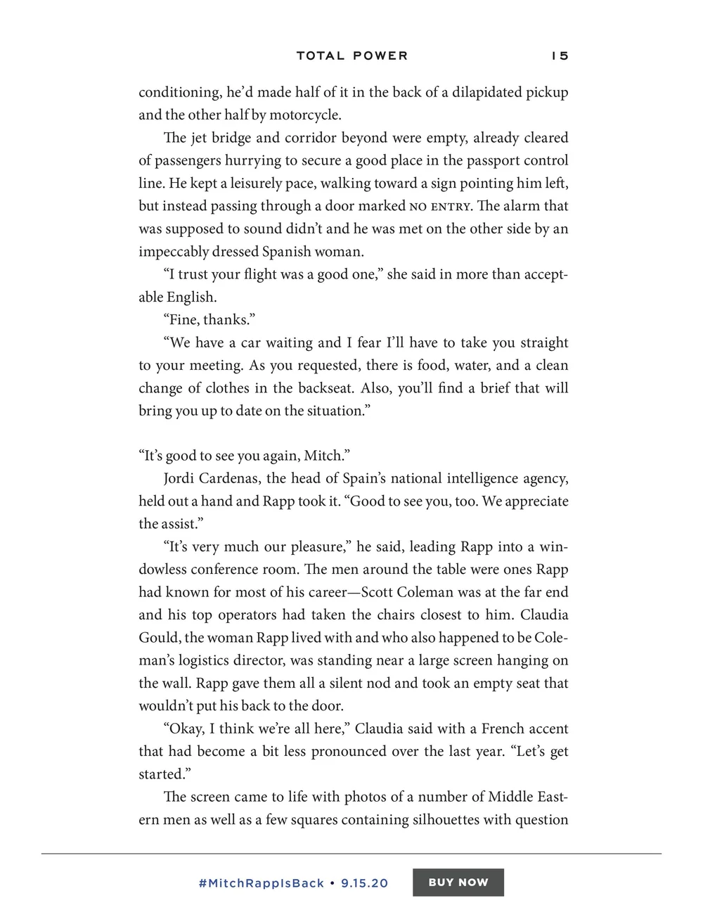 Total Power By Kyle Mills (Vince Flynn) - the best thriller books