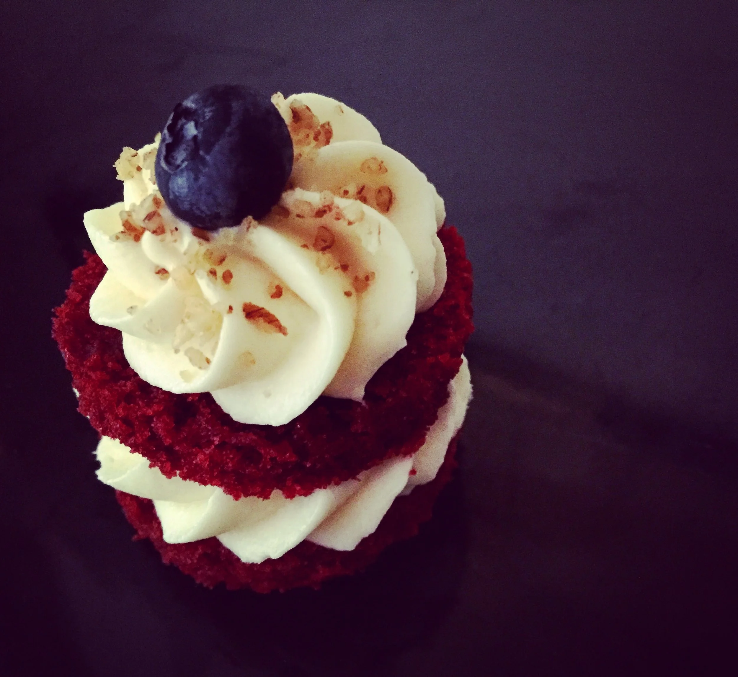 Petit Red Velvet Cake with Cream Cheese Frosting