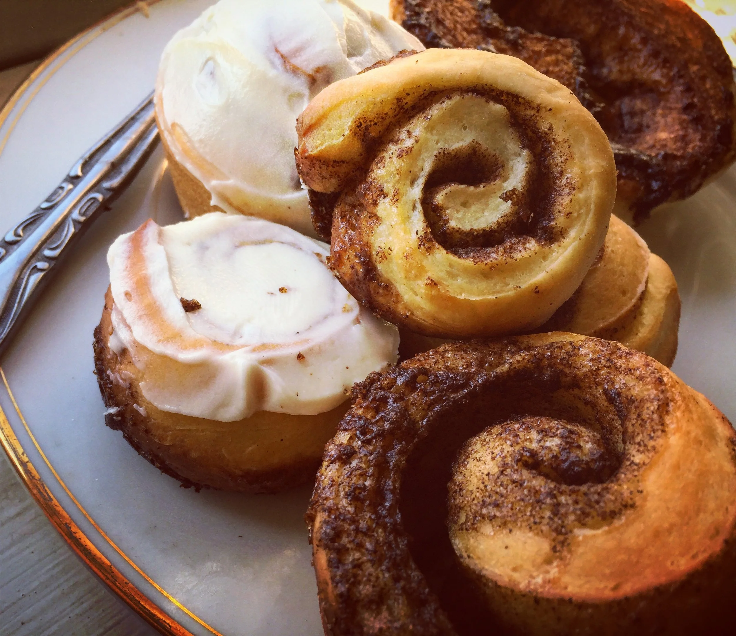 Brioche Cinnamon Rolls. 
