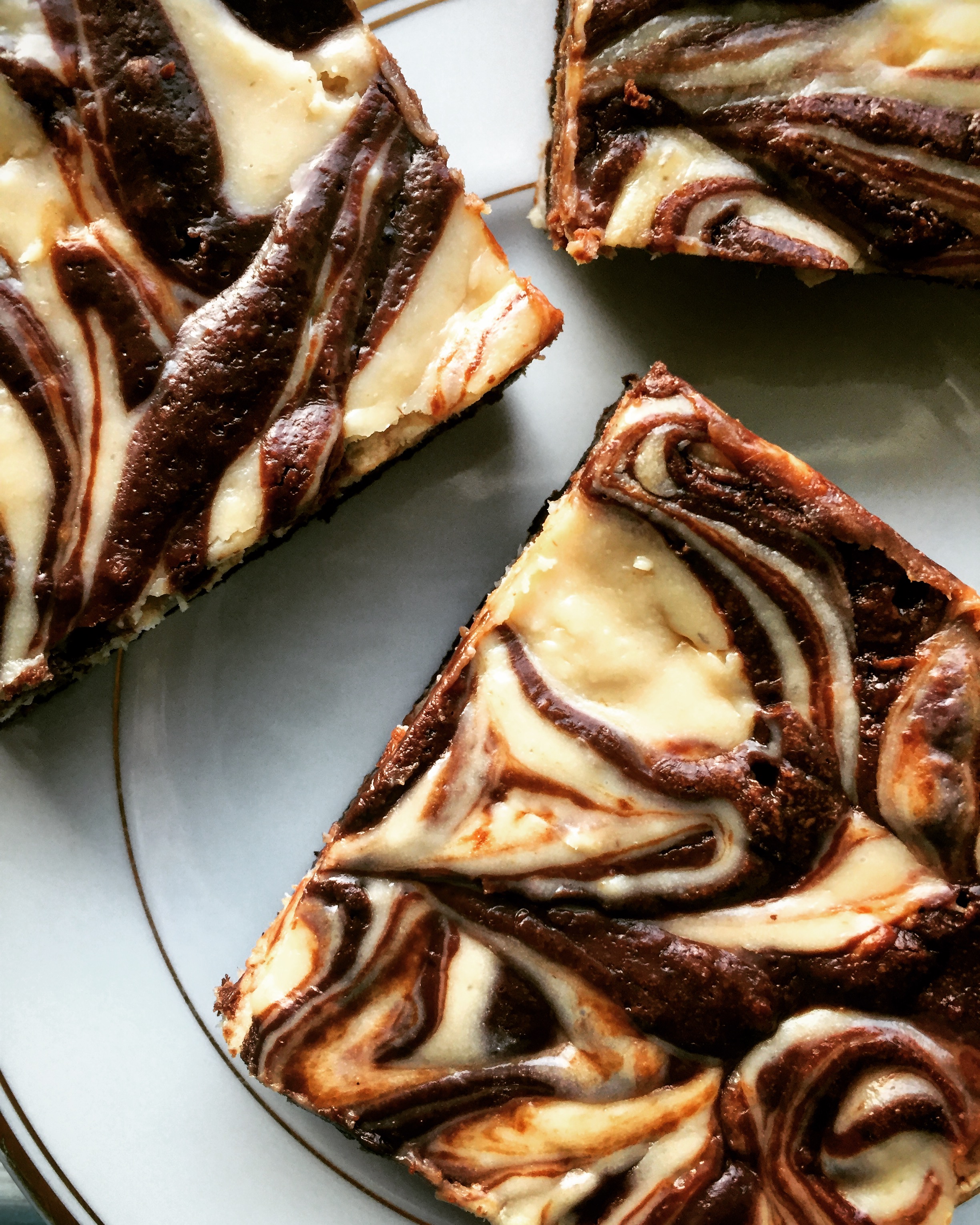 Raspberry Cream Cheese Brownies 