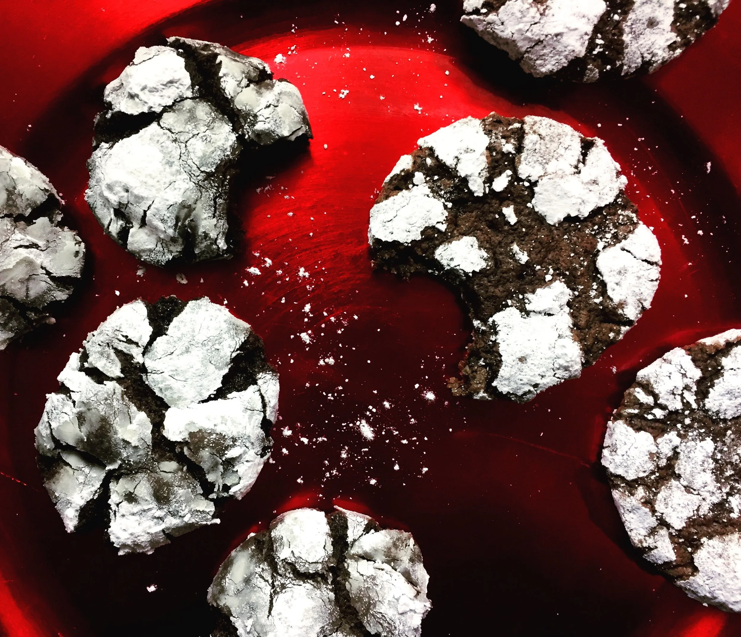 Chocolate Crinkle Cookies