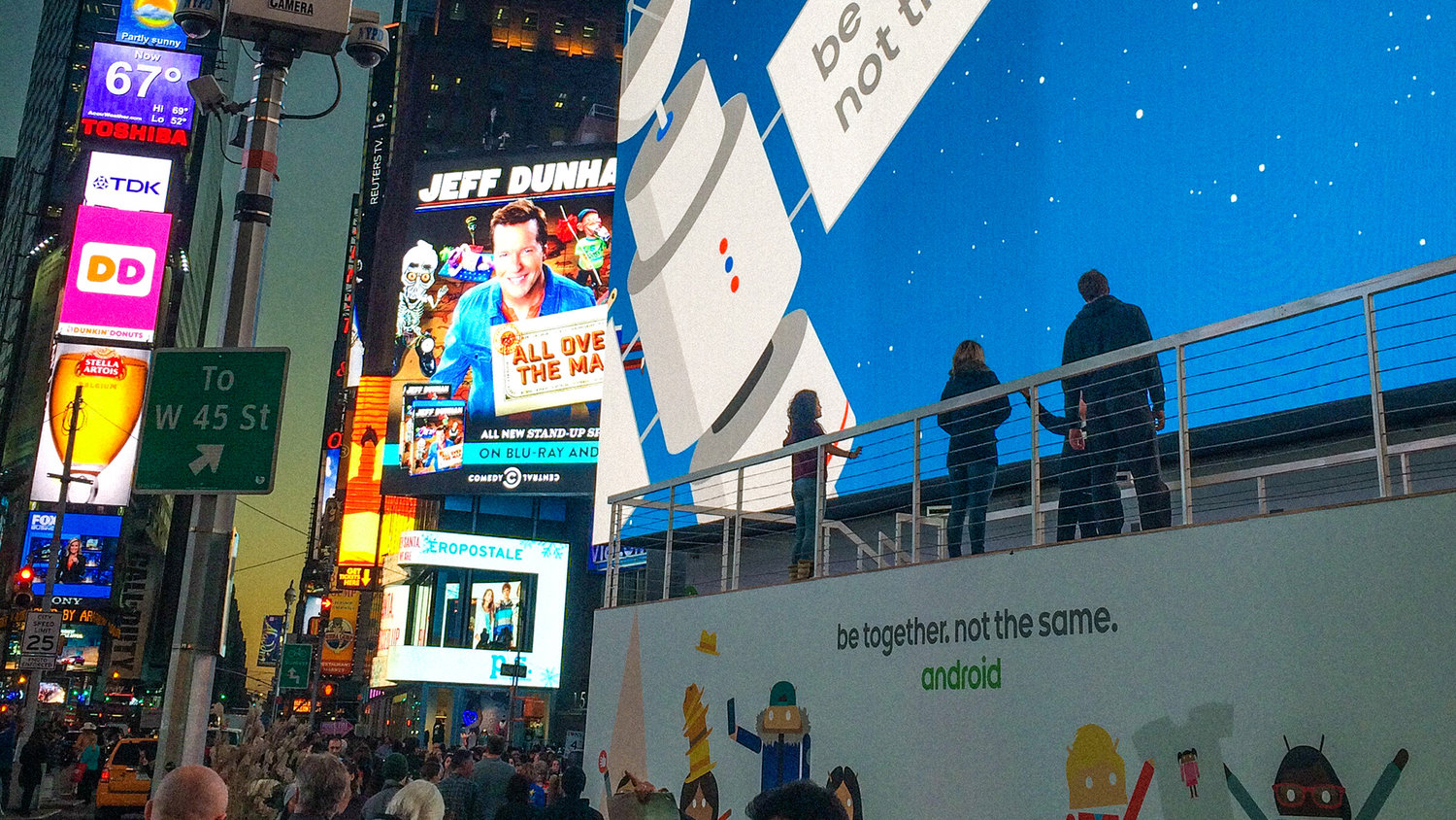 Google Androidify Times Square Scott Balles