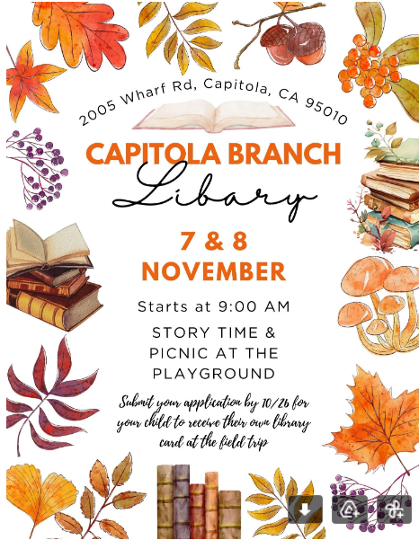 Capitola Library Field Trip