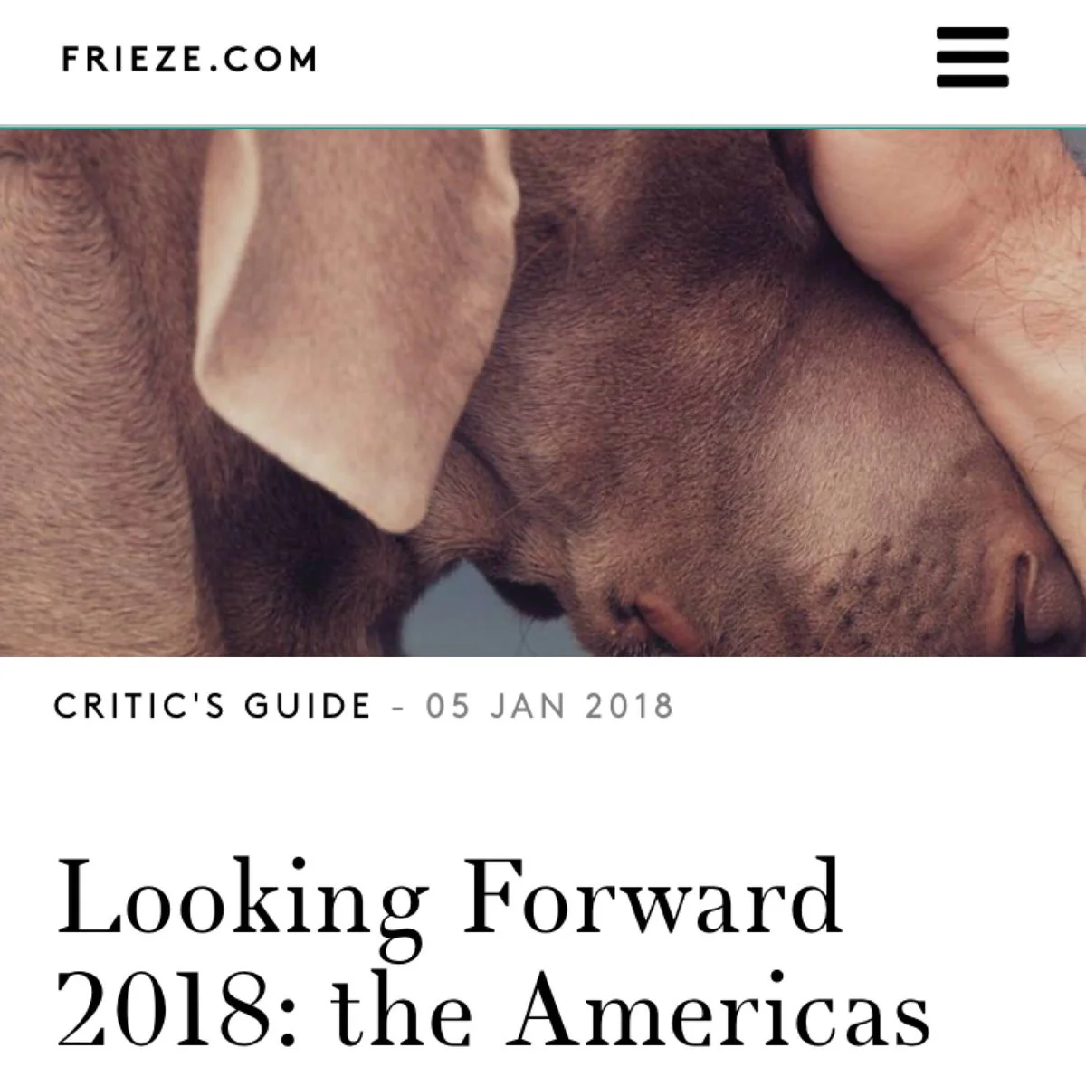 WASP in Frieze Magazine