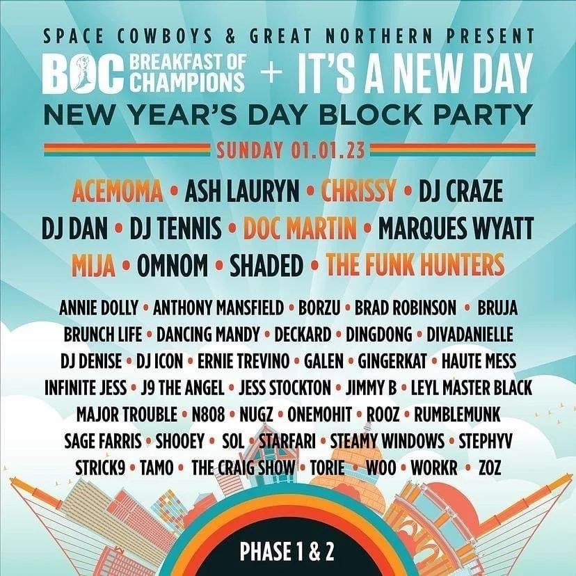 SF: It's A New Day + Breakfast Of Champions Block Party 2023