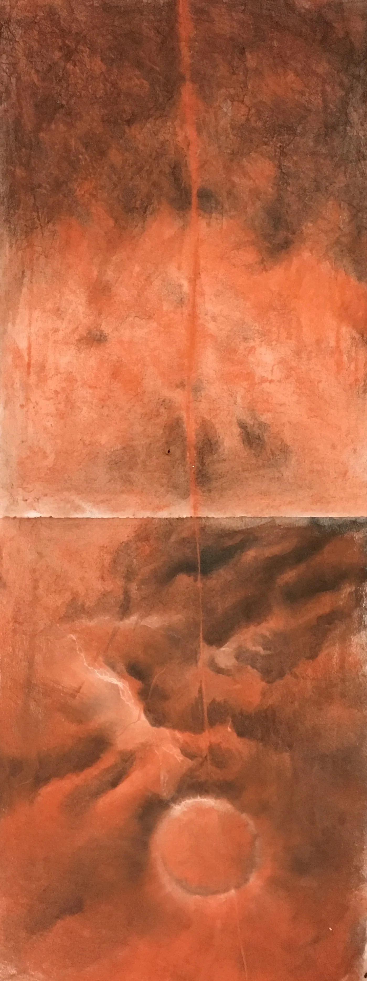 Trail in Red Desert (Satellite Landscape)