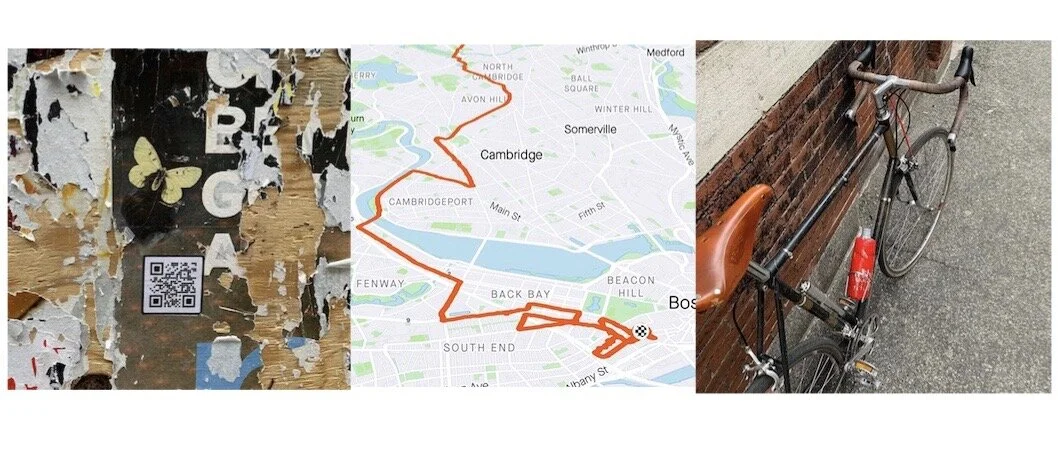  Social media post of individual that found one of the Advertere (To Turn Towards) Excerpts from Install. No. 1, (5 Signs of Rebirth) Chinatown reinstallation 