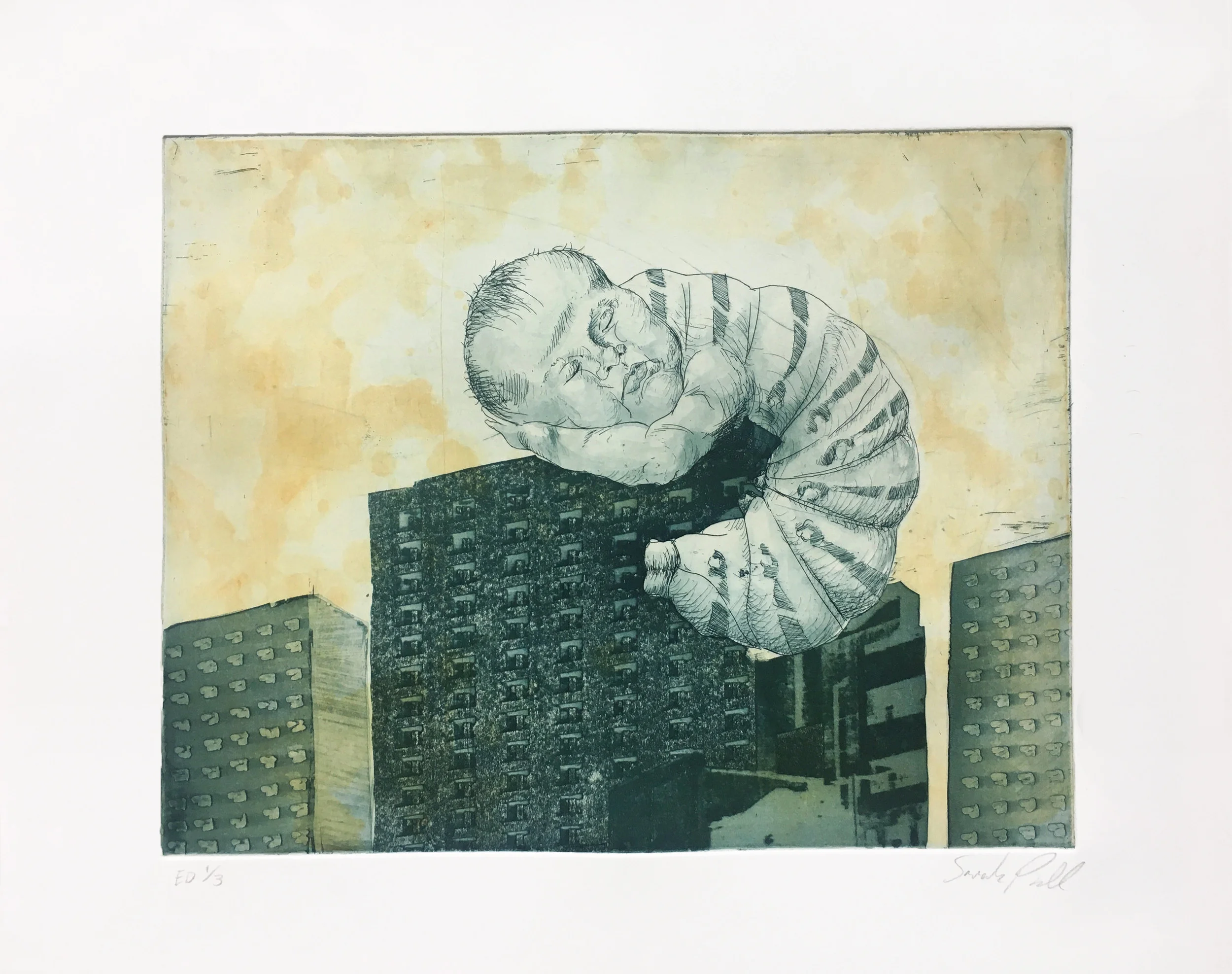 untitled / 2018 / two-plate etching / 15” x 17.5”