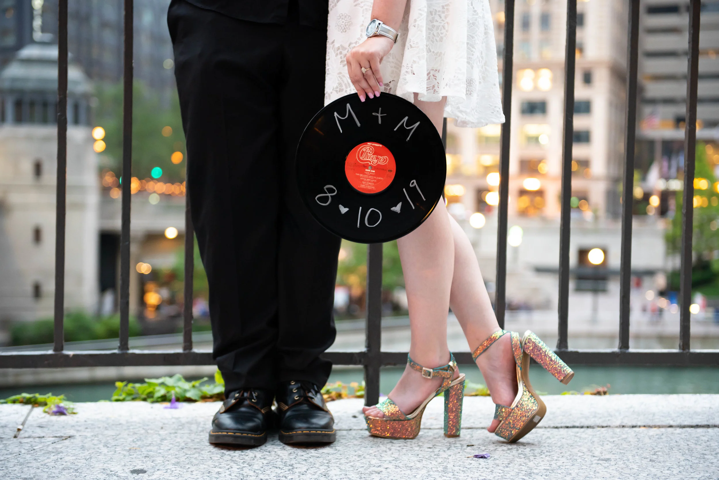 Chicago Riverwalk Engagement Session | Miranda & Mitch — Lauren Weber ...