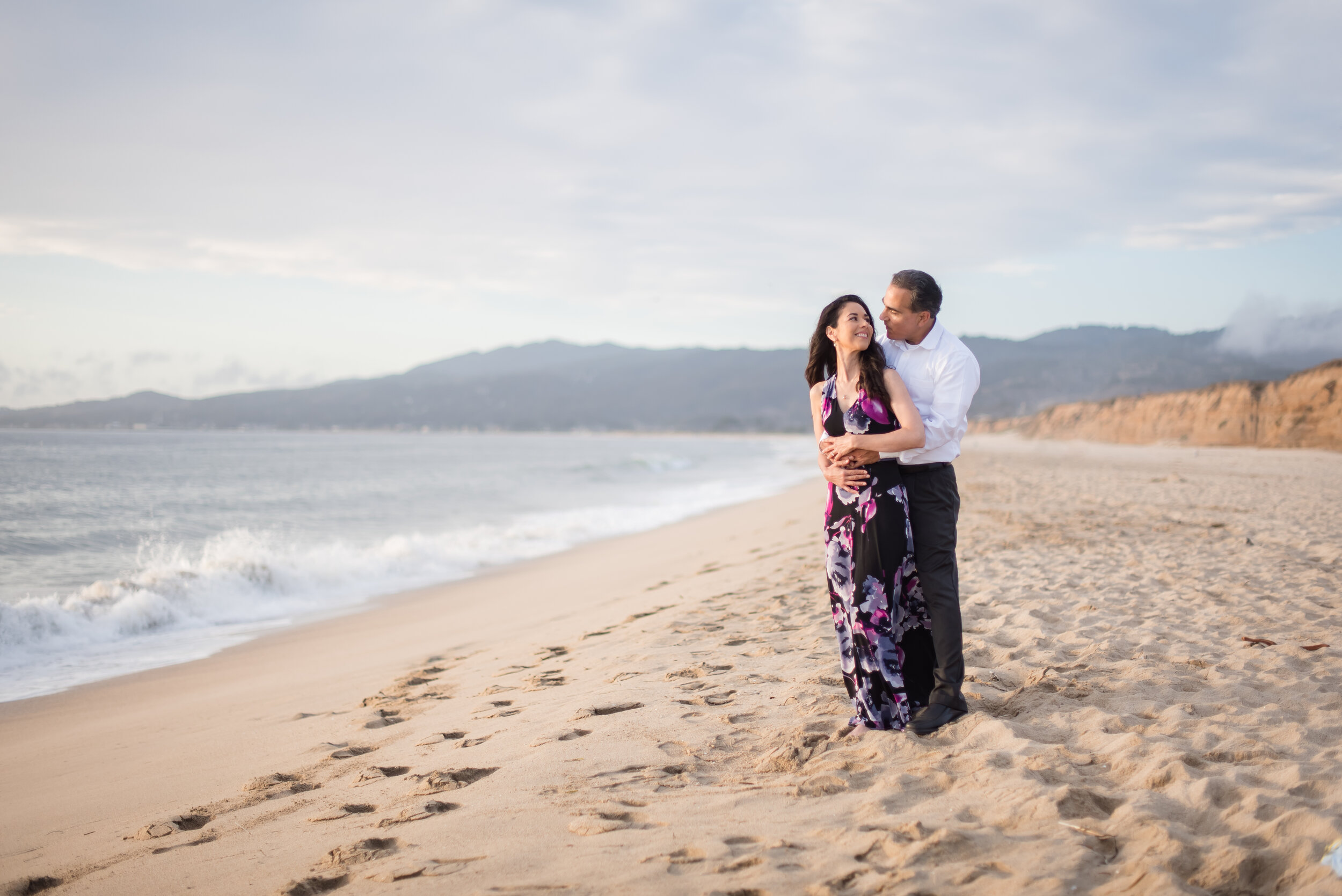 Poplar Beach Engagement Session | Maria &amp; Mark