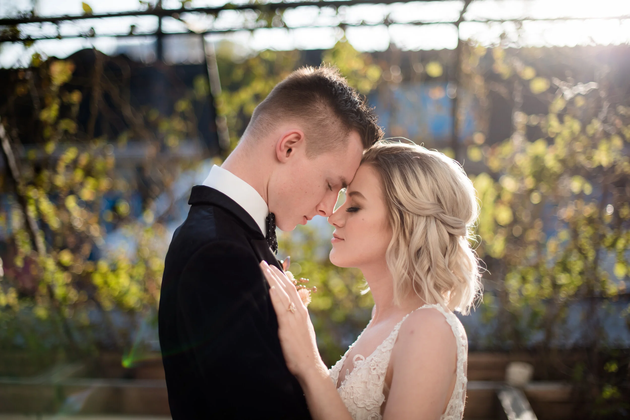 Brilliant Metallic Wedding at the Forager