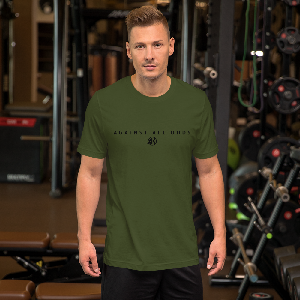 AGAINST-ALL-ODDS-AK-BLACK_mockup_Front_Mens-Lifestyle_Olive.png