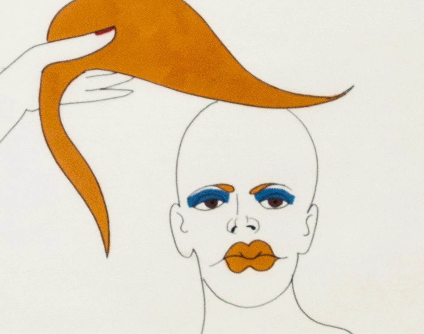 John Lennon, The Beatles, She Said So/I Feel Fine cel 140, 1966, Pen and Ink on Paper, 17.91h x 20.87w in, Courtesy HG Contemporary 