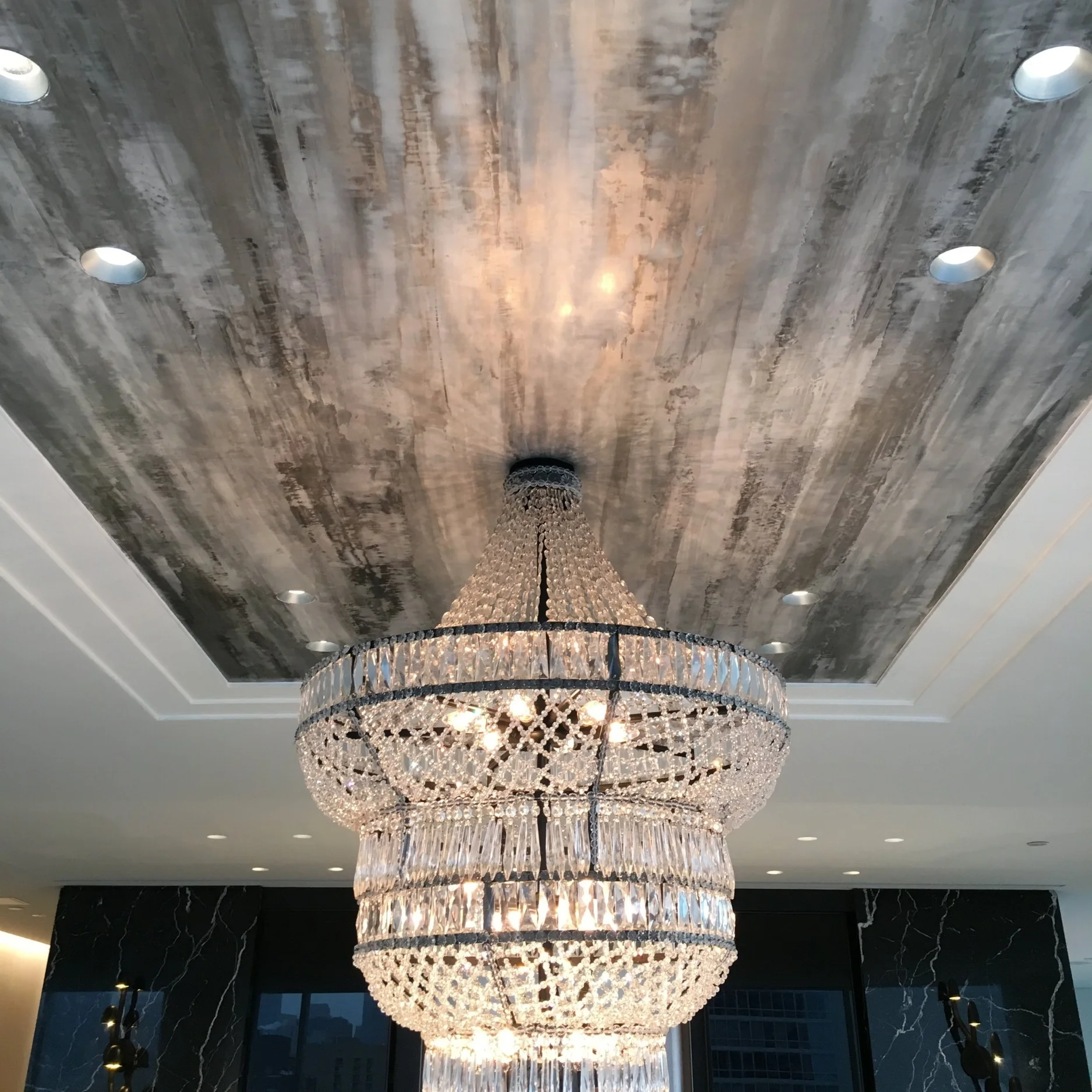 Plaster, Mica and Wax Ceiling| private residence