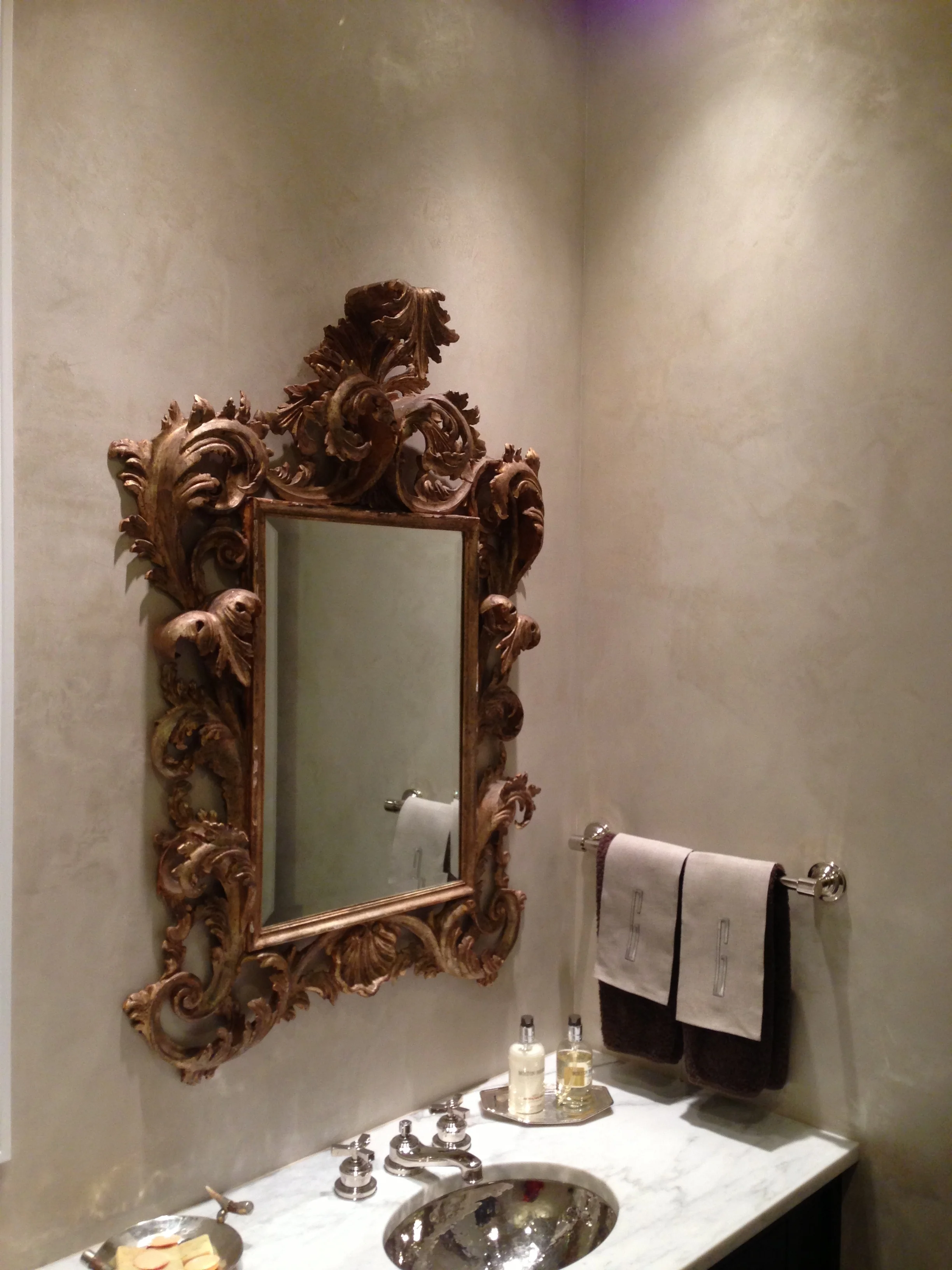 mica plaster finish | private residence