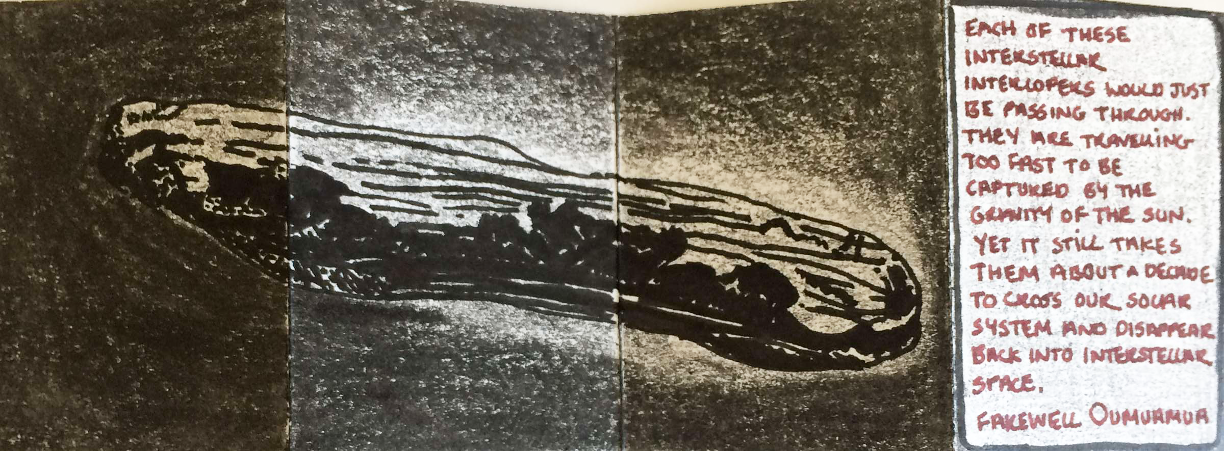 farewell oumuamua