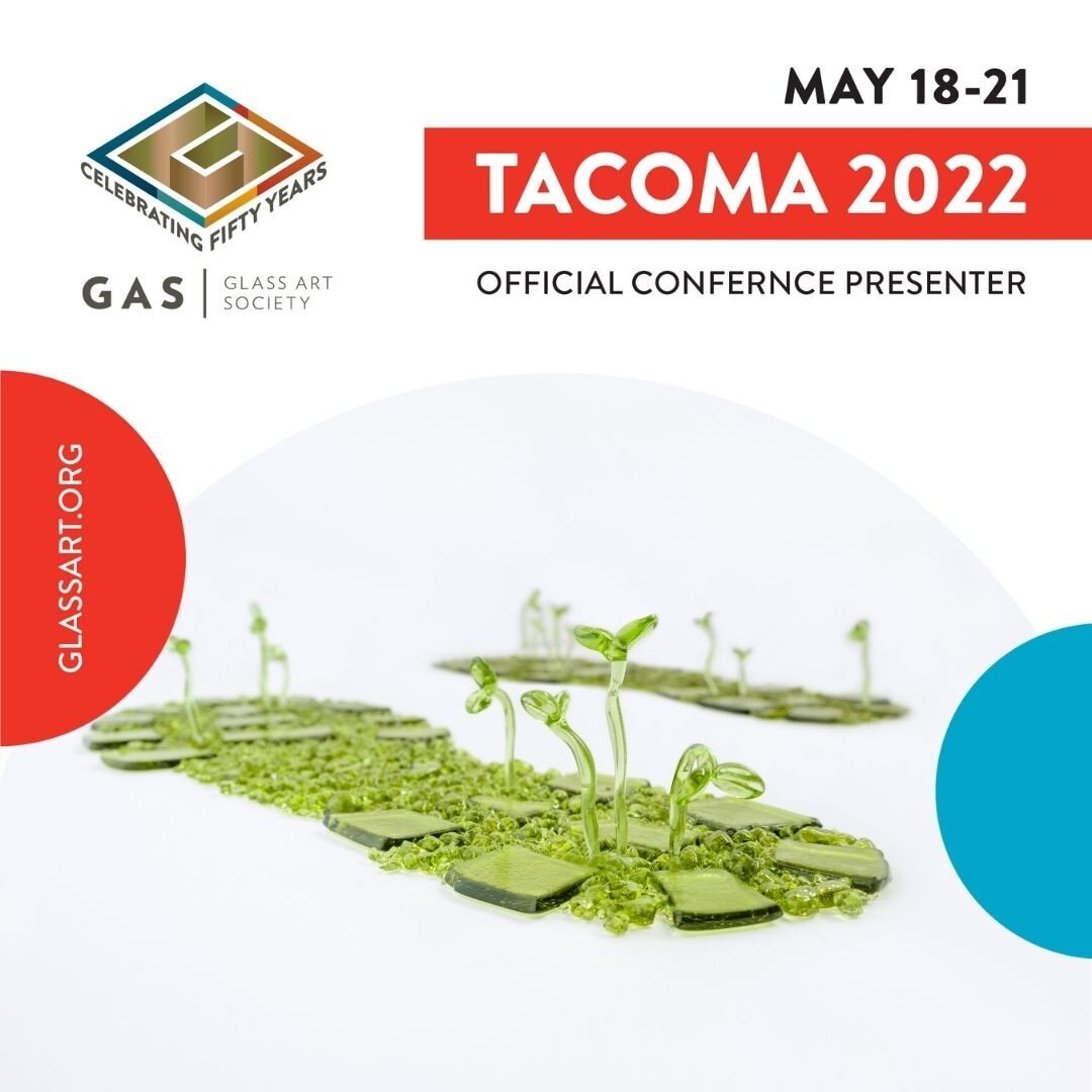 Can't believe that we are just a week away from the Tacoma Glass Art Society Conference!!!

Will I see you there?!

#glassartsociety #gastacoma2022 #gas2022 #glassart #glass #gasconference #glassconference #gasconference2022