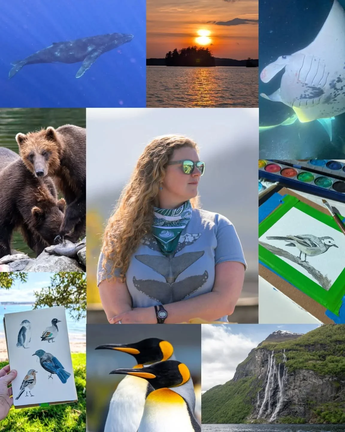 2025

Some things have changed and lots haven't. My year was full of whales, bears, art, adventure, friends, and family. 

See you in 2026 for all this and more!