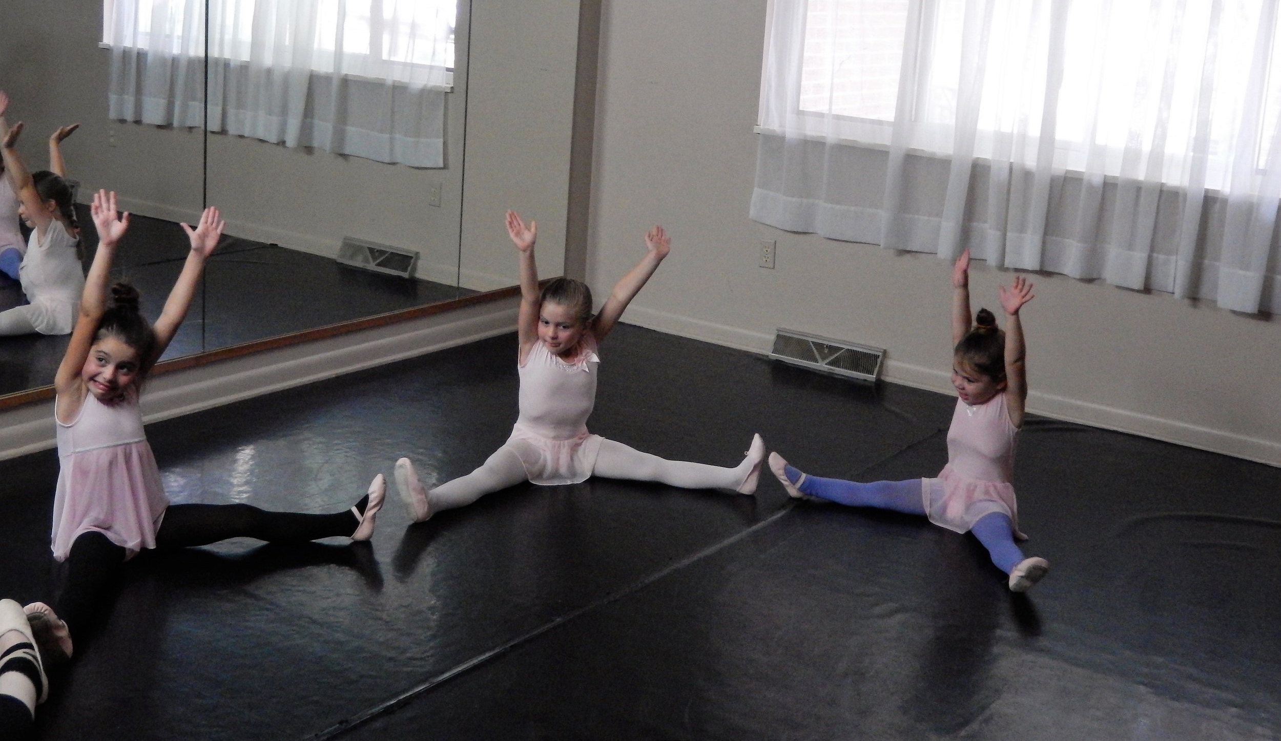 Children's Ballet Class Stretching